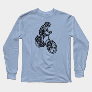 SEEMBO Frog Cycling Bicycle Bicycling Biker Biking Fun Bike Long Sleeve T-Shirt